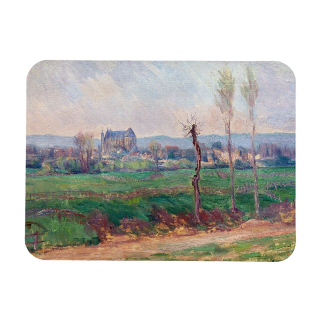 Imán Claude Monet - Vista de Vernon (Horizontal)