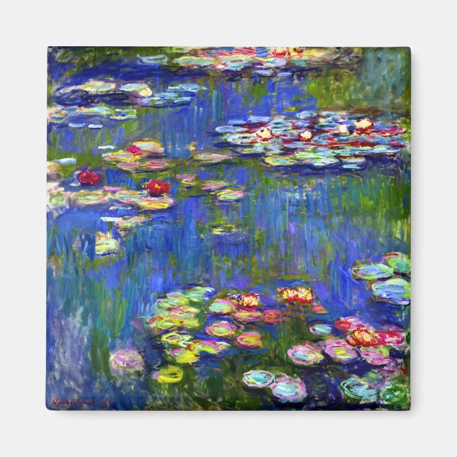 Imán Claude Monet Water Lilies (Frente)