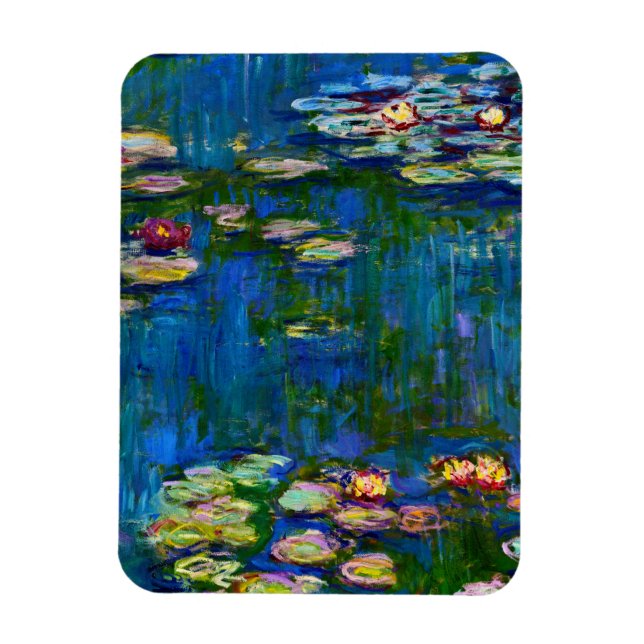 Imán Claude Monet - Water Lilies (Vertical)
