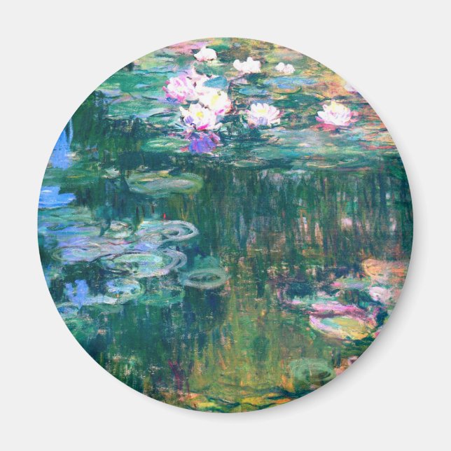Imán Claude Monet Water Lilies 1917 (Frente)