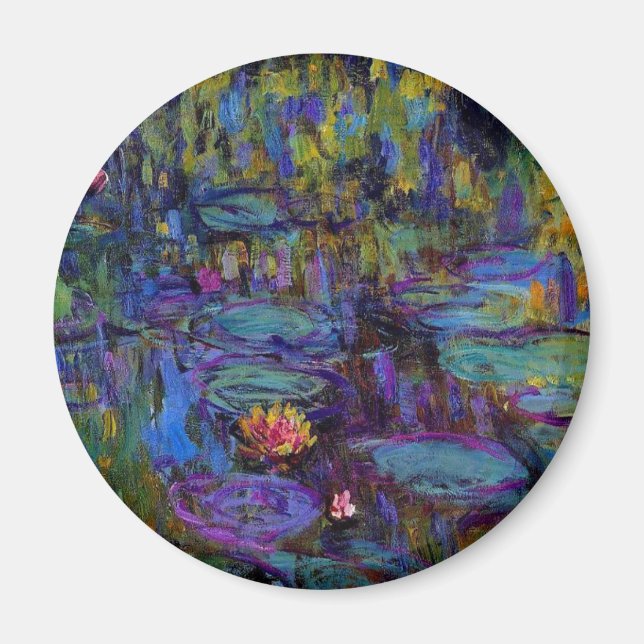 Imán Claude Monet Water Lillies 1917 (Frente)