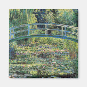 Imán Claude Monet - Water Lily Pond y Puente Japanés