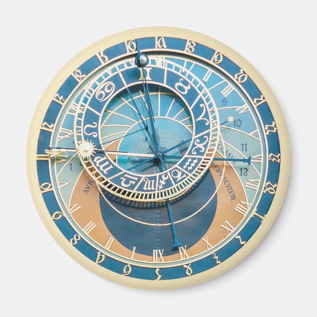 Imán Clausura del Reloj Astronómico de Praga, República (Frente)