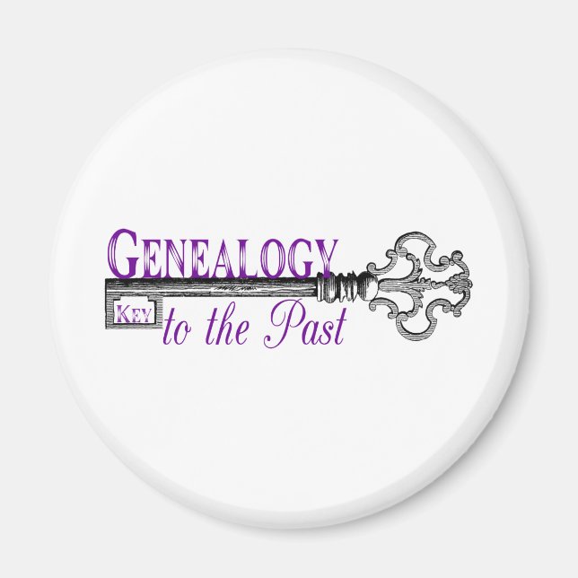 Imán Clave genealógica para el pasado (Frente)