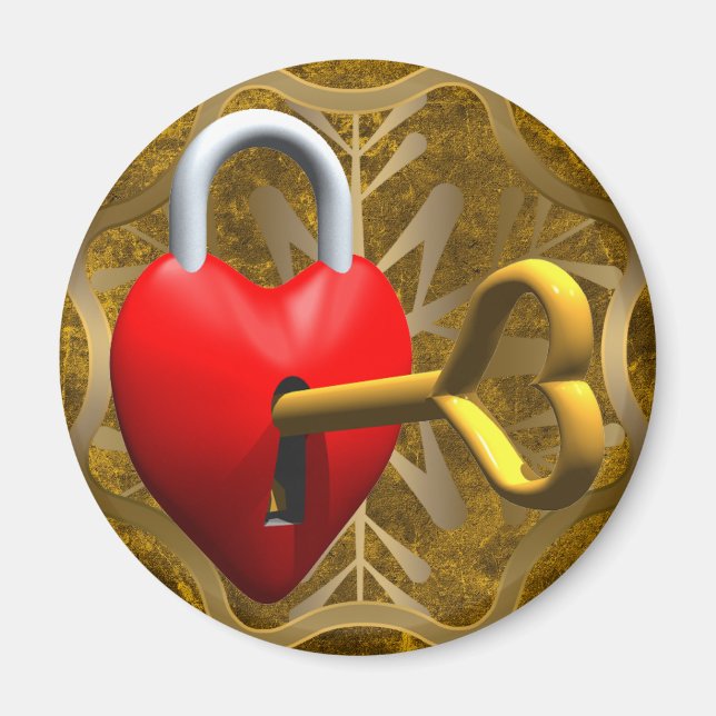 Imán Clave Para Mi Corazón (Frente)