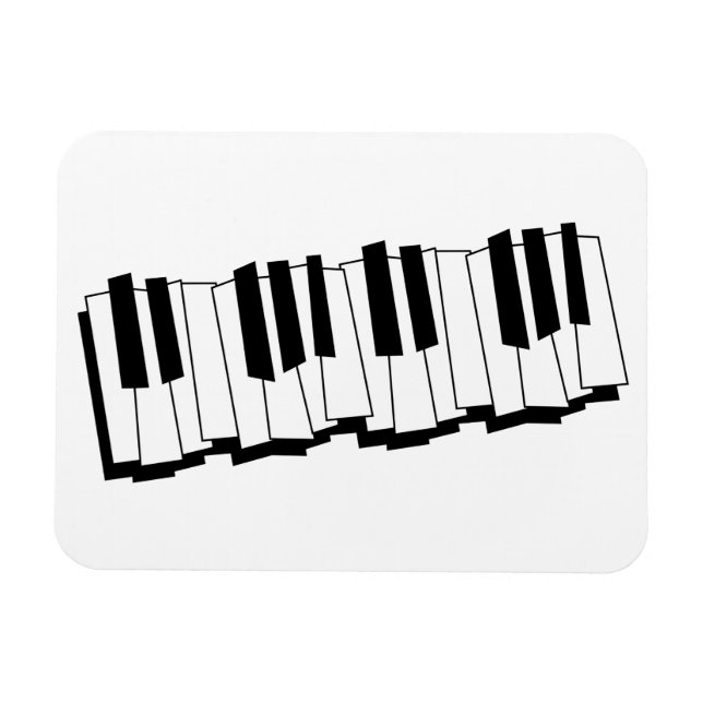 Imán Claves de piano (Horizontal)