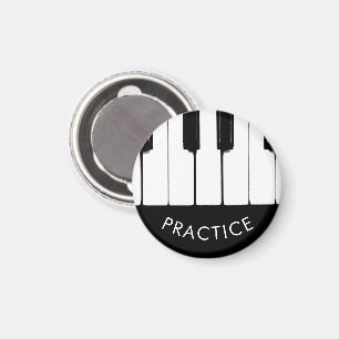 Imán Claves de piano, "práctica"