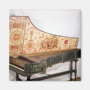 Imán Clavicordio dorado y pintado