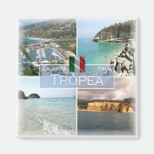 Imán CLB013 TROPEA, Calabria, Italia, Fridge (Frente)