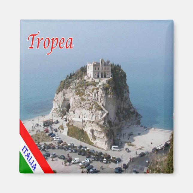Imán CLB019 TROPEA, Calabria, Italia, Fridge (Frente)