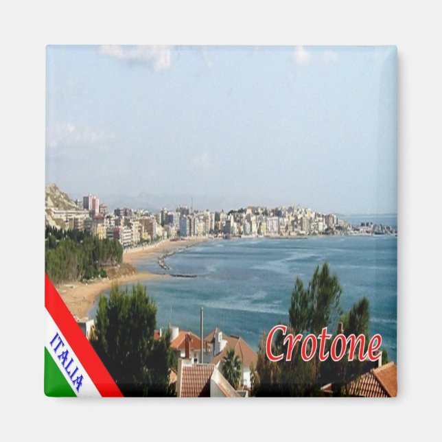 Imán CLB026 CROTONE - Calabria - Italia - Fridge (Frente)