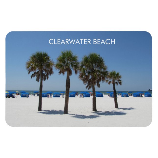 Imán Clearwater Beach Florida Magnet (Horizontal)