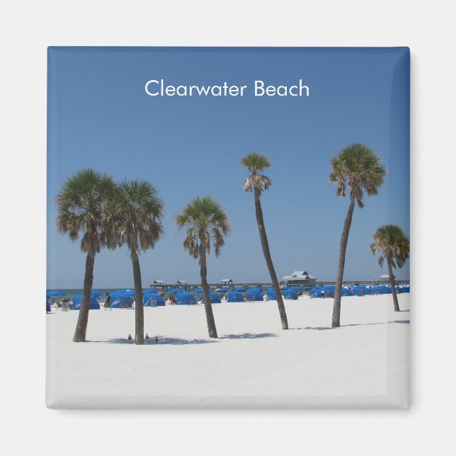 Imán Clearwater Beach, Florida Magnet (Frente)
