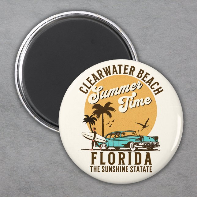 Imán ClearWater Beach Florida Summer Time (Subido por el creador)