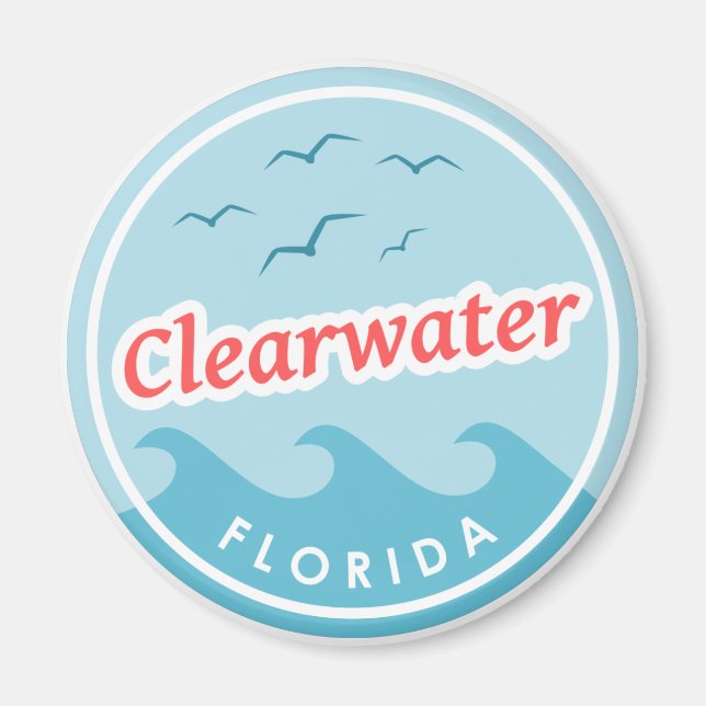 Imán Clearwater Florida (Frente)