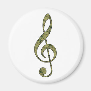 Imán Clef agudo del cocodrilo
