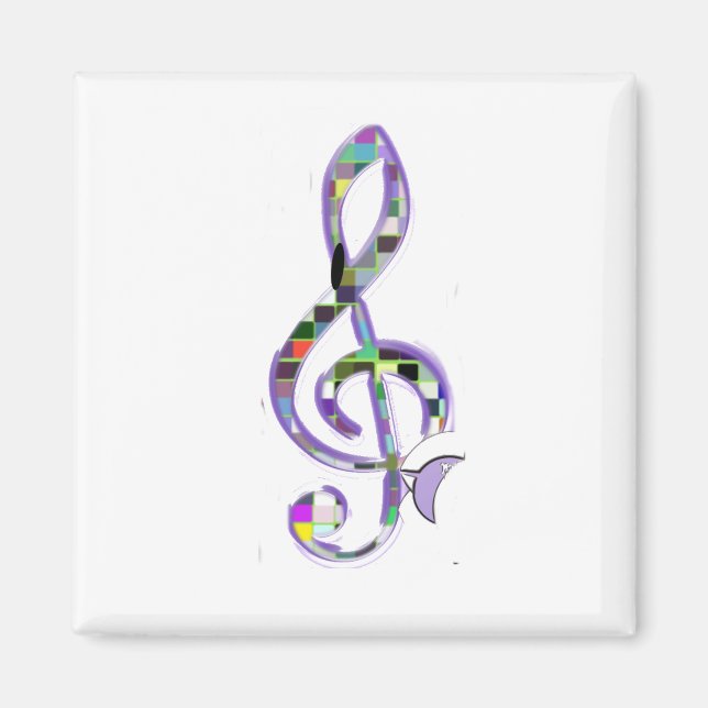 Imán Clef G de música (Frente)