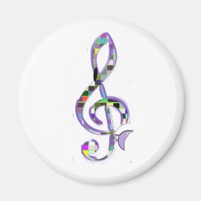 Imán Clef G de música (Frente)