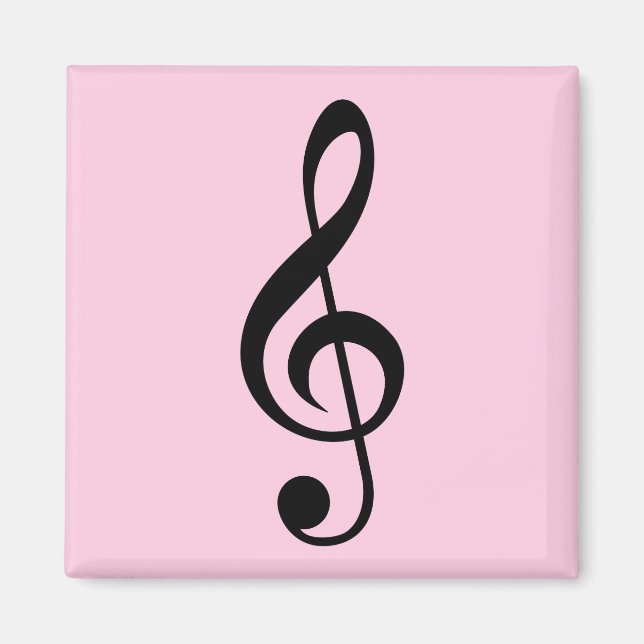 Imán Clef Pink Treble (Frente)