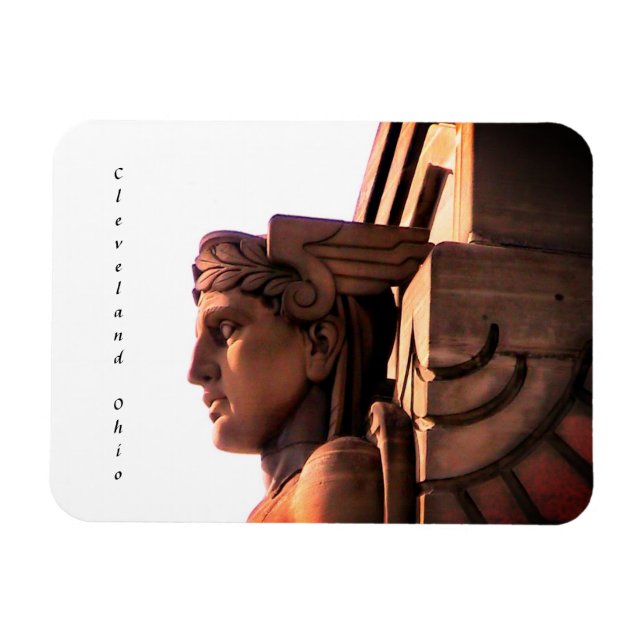 Imán Cleveland Art Deco Guard Magnet (Horizontal)