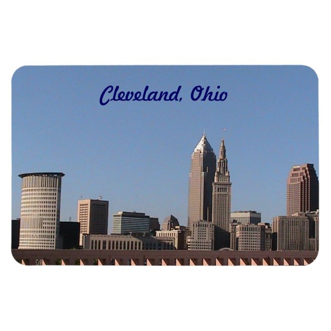 Imán Cleveland Blues Flexible Magnet (Horizontal)