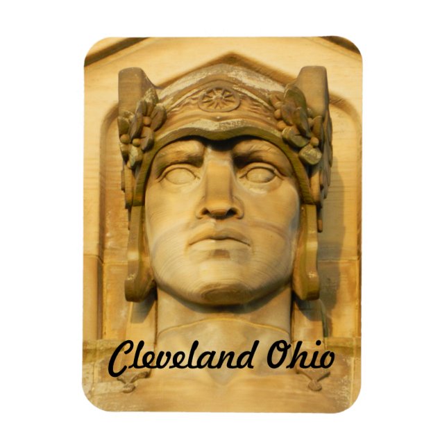 Imán Cleveland Bridge Guard Front Magnet (Vertical)