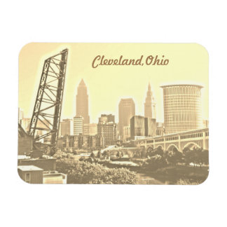 Imán Cleveland Morning Gold Magnet
