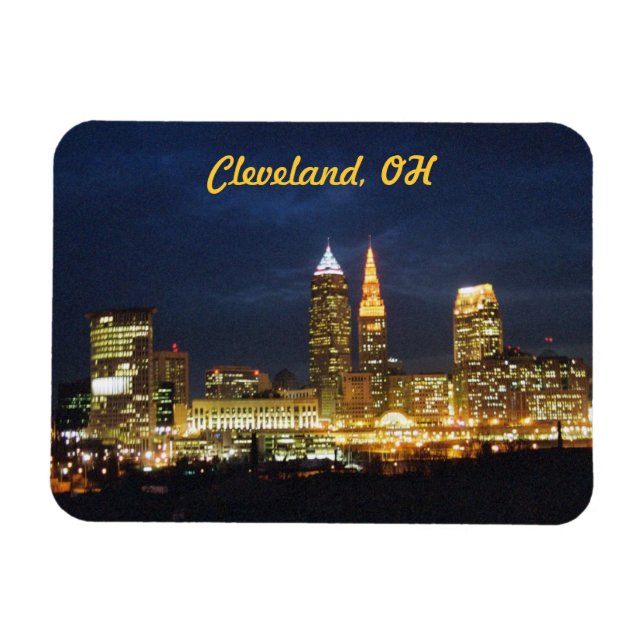 Imán Cleveland nocturna enciende Flexi Magnet (Horizontal)