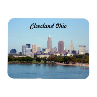 Imán Cleveland, Ohio Lake Skyline Magnet
