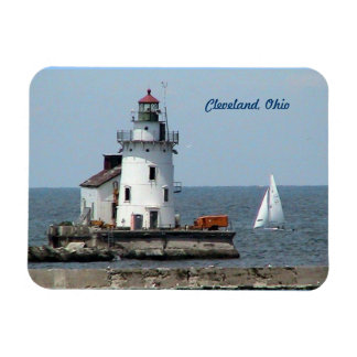 Imán Cleveland Ohio Lighthouse Fridge Magnet