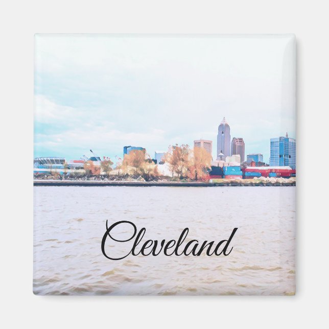Imán Cleveland Ohio Magnet (Frente)