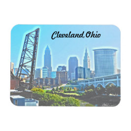 Imán Cleveland Ohio West River View Magnet
