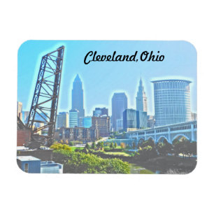 Imán Cleveland Ohio West River View Magnet