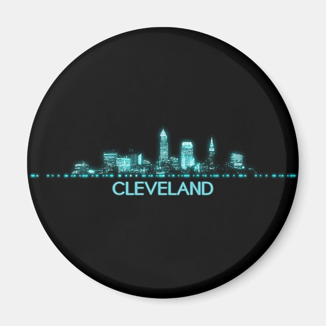 Imán Cleveland Skyline (Frente)