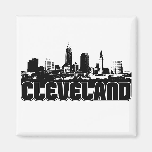 Imán Cleveland Skyline (Frente)