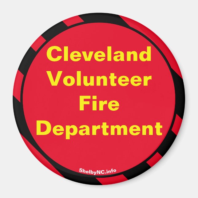 Imán Cleveland Volunteer Fire Department Magnet (Frente)