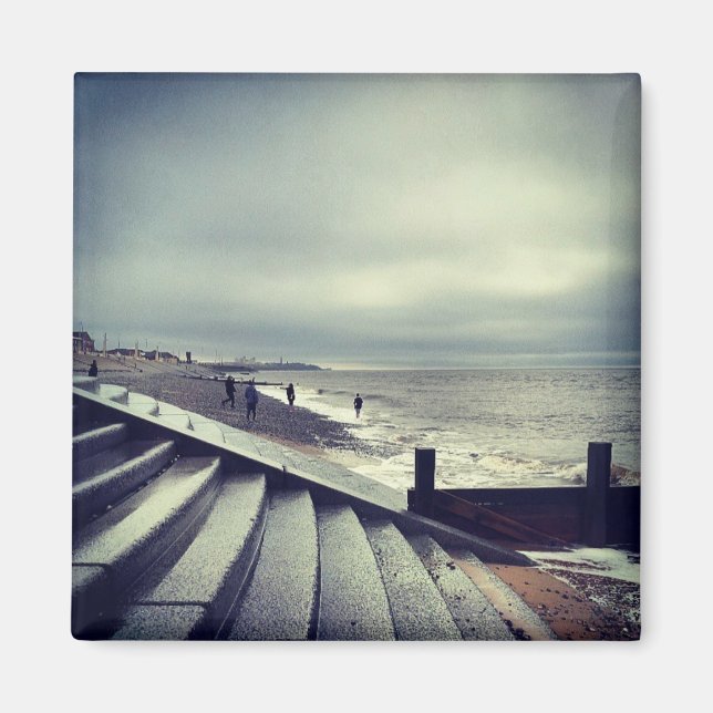 Imán Cleveleys Beach Magnet (Frente)