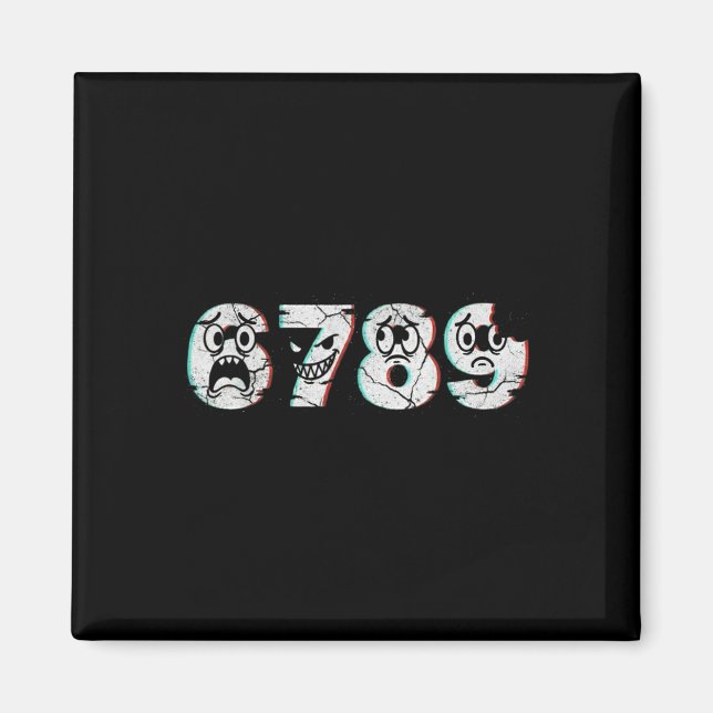 Imán Clic Chiste De Matemáticas Historia Real 6 7 8 9 D (Frente)
