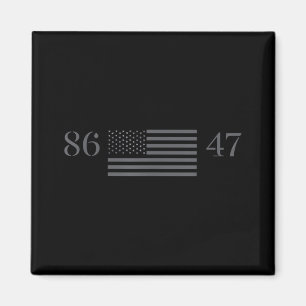 Imán Clic Vintage 80s Estilo 86 47 Anti Trump 8647 _1