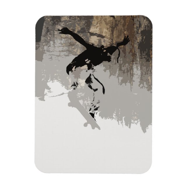 Imán Cliff Jumping - Skateboard (Vertical)