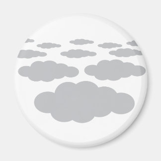 Imán clima de nubes grises