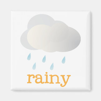 Imán Clima frigorífico - LLUVIA