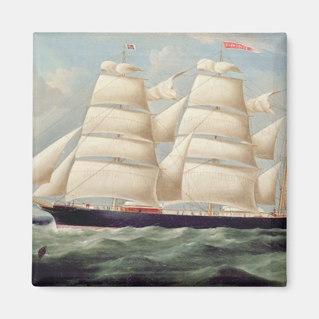 Imán Clipper Barque 'Clendovey' (aceite sobre lienzo) (Frente)