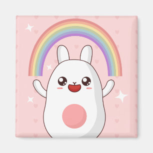 Imán Clísico arcoiris de Kawaii