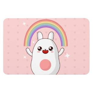 Imán Clísico arcoiris de Kawaii