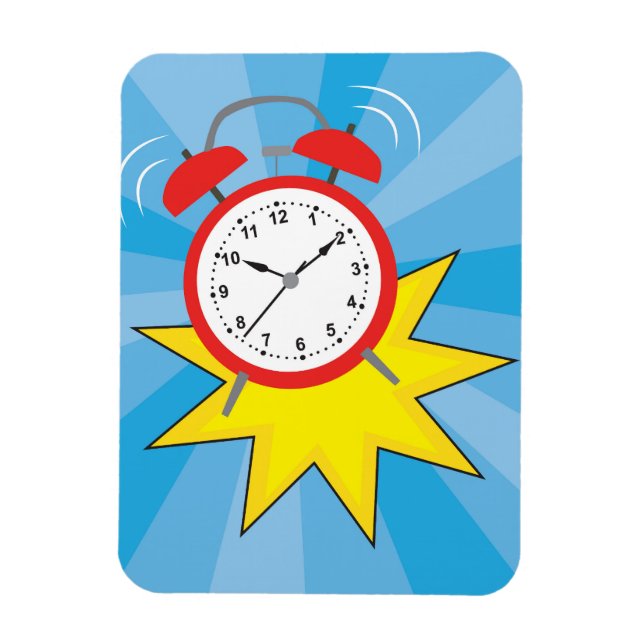 Imán Clock Alarming (Vertical)