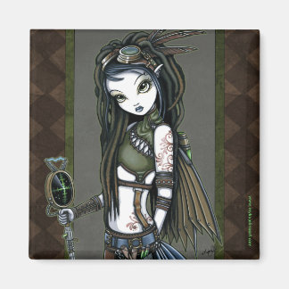 Imán "Cloud Burst" Steampunk Aviatrix Fairy Magnet