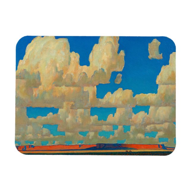 Imán Cloud World de Maynard Dixon (Horizontal)