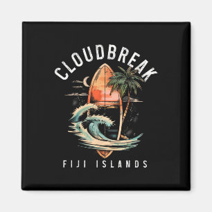 Imán Cloudbreak Islas Fiji Surf Vintage Surfing Surfe