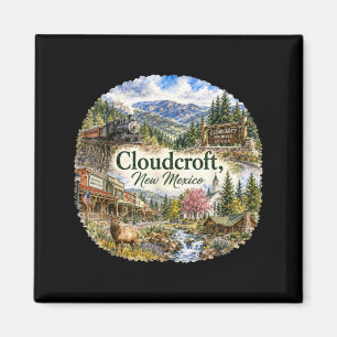 Imán Cloudcroft Nuevo México Nm Senderismo Esquí